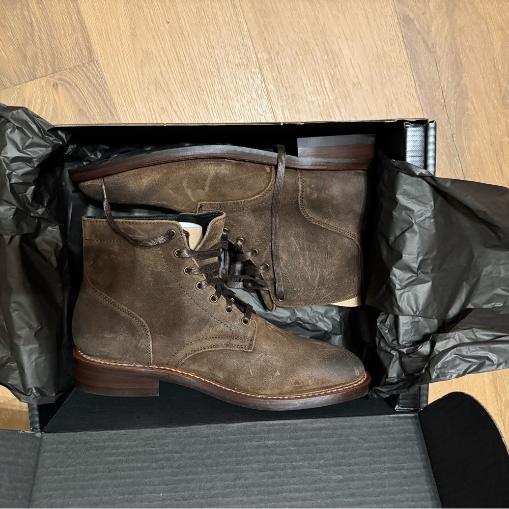 Thursday Mocha President boots (Size 10)